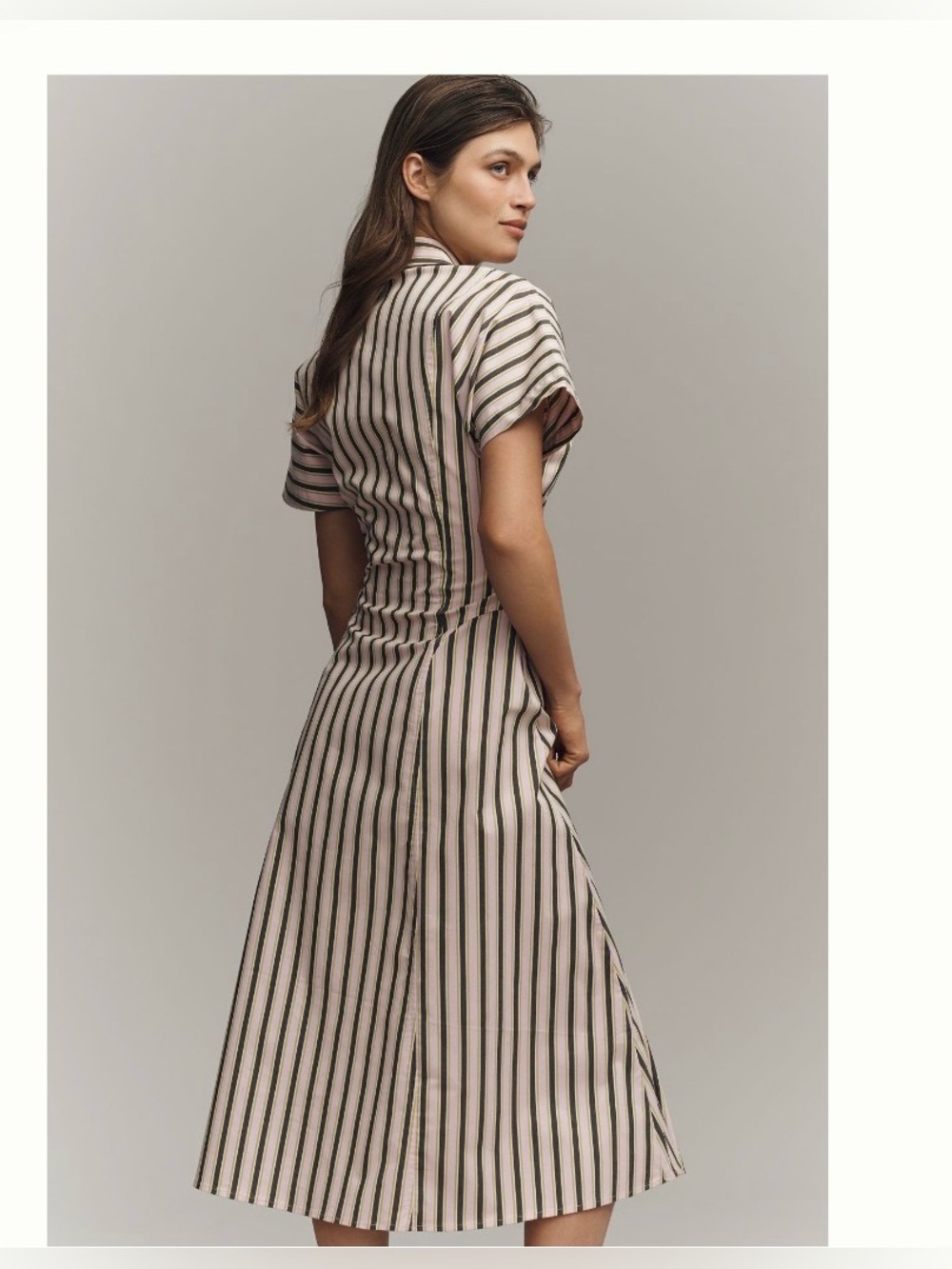 EXQUISE SHORT-SLEEVE RAINA SHIRT DRESS - Picture 2 of 14